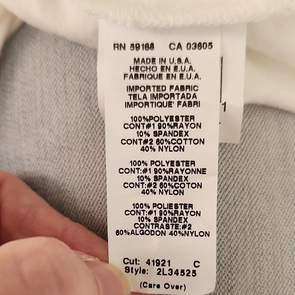 Karen Kane Ivory Lace Blouse - Picture 6 of 9